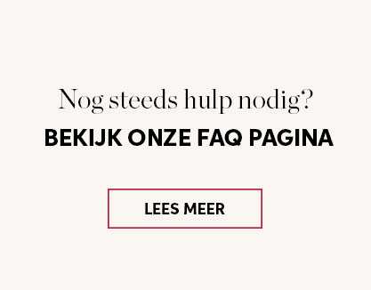 Bekijk onze FAQ pagina